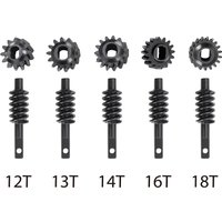 16T 12T 13T 14T 18T Carbon Steel Overdrive Underdrive Worm Differential Axle Gears for Axial SCX30 Bronco Jeep JLU RC Crawler