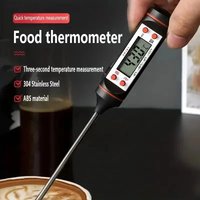 Pen-Style Portable Digital Kitchen Thermometer BBQ Probe Water Milk Oil Liquid LED Screen Cooking Electronic Probe For Home