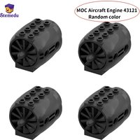 MOC Aircraft Engine 43121 Technical Parts Compatible with Legoeds Building Blocks Accessories 4x5x3 for 46667 18753 fit GDS-1339