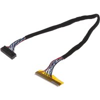 Universal FIX 30 Pin 1ch 6bit LVDS Cable 26cm For 14.1-15.6inch LCD Panel