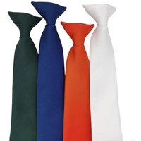 Simple Solid Color Clip On Neck Tie with Quick Fastening for Students and Professionals Unisex Adjustable Pre Tied Tie F3MD