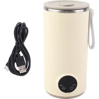 Portable Travel Electric Kettle Cordless Rechargeable 400ML 55°C Stainless Steel Safe Fast Heat Travel Hot Water Boiler for Milk
