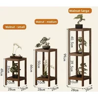 Chinese Flower Stand Nanzhu Living Room Floor-standing Indoor Multi-layer Flower Pot Balcony Flower Stand Shelf 2026 New Model