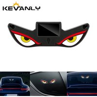 1PCS Solar Power Devil’s Eye Car Window Ambient Light With Suction Cup USB-C Rechargeable Eye Shaped Flashing Warning Lamp