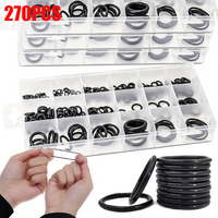 Nitrile Rubber Round O Ring Plumbing Sealing Gasket Assortment Kit Elastic Oil Resist Washer Car Repair Gaskets Faucet Washers