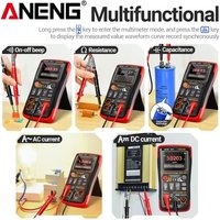 ANENG AR01 Thermal Imaging Multimeters USB Type-c Charge 1000V 25000 Counts Tester 250MOhm Multimetro TFT Display Test Tools