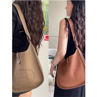 Wide Shoulder Strap for Love TC Leather Basket Lindy Evelyn 29Evelyne Leather Strap Genuine Leather Basket Modification