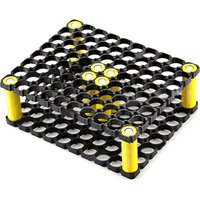 18650 8*10 Lithium Cell Battery Case Holder Batteries Holder Bracket DIY Safety Anti Vibration Plastic Cylindrical Battery Pack