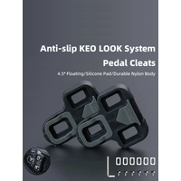 AliExpress Wear-resistant Road Bike Pedal Cleat Anti-slip Silicone Nylon Cycling Shoes Cleats Pad 4.5° Bicycle Pedal Cleat For LOOK KEO