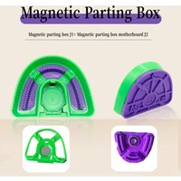 Dental Magnetic Parting Box Denture Processing Materials Parting Box with Magnetic Motherboard