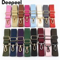 1Pc Deepeel 38mm Wide Canvas Bag Strap 80-140cm Adjustable Women's Handbag Replace Shoulder Straps Crossbody Bags Accessories