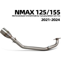 NMAX 125 escape header pipe For Yamaha NMAX 125/155 2021-2024 Tricity 125/155 2023-2025 Motorcycle exhaust pipe 51mm manifold