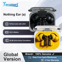 Nothing Ear (a) Bezprzewodowe Słuchawki Douszne, Słuchawki z Hybrydową Redukcją Szumów 45dB, Dźwięk w Wysokiej Rozdzielczości, Zaawansowany Equalizer, Podwójne Połączenie, 6 Mikrofonów, 42,5 godz.