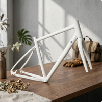 Gravel Bike Frame Wide Tire Clearance Gravel Frame for Long Rides