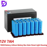 for DIY 12V 7Ah Lithium Battery LiFePO4 Case 18650 Storage Box Waterproof, Explosion-proof 12V7Ah Battery Case 18650 Holder