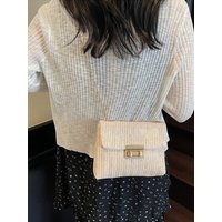 Handmade Fashion Straw Shoulder Bag Women High Capacity Crossbody Beach Woven Clutch Handbag