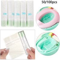 50Pcs Disposable Travel Potty Kids Liners Portable Training Toilet Seat Bin Bags