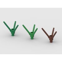 *Plant Base with Three Branches* G927 50 pcs DIY enlighten block brick part No.24855 Compatible With