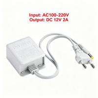 DC 12V 2A Power Supply Adapter AC 100-240V Universal Transformer For Outdoor WiFi PTZ IP Surveillance Camera