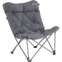 Fremont Lake Low Camping Chair Padded Premium Folding Outdoor Lounge Chair with Steel Frame, Carry Bag amp Storage Pocket For C