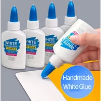 40Ml White Glue Student Make Paper Crafts DIY Handmade Stationery White Latex Children DIY Washable Liquid Quick Drying Adhesive