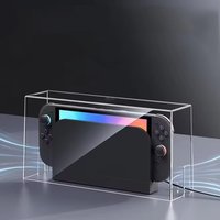 Dustproof Protective Case for Nintendo Switch 2 Game Console Transparent Acrylic Dock Dust Cover For Switch Oled Accessories