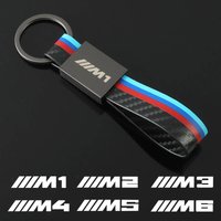 New Carbon Fibre M Sport Styling Car Key Ring Key Chain For BMW 1 2 3 4 5 7 Series X1 X3 X4 X5 X6 X7 F10 F20 F30 G20 G30 F15 F16