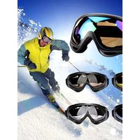 AliExpress NONE Winter Windproof Skiing Glasses Goggles Outdoor Sports Eyewear Glasses Ski Dustproof Moto Cycling Lens Frame Sunglasses