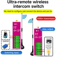 LORA Wireless Intercom Switch Bidirectional Intercom Switch Water Supply Relay Remote Switching Intercom Control Module