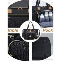 New Large Capacity Diaper Bag Tote with Changing Pad Adjustable Shoulder Strap Baby Bag with Pacifier Case Women Tote Bag Travel