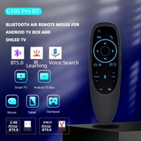 G10S PRO BT Voice Remote Control 2.4G With BT5.0 Wireless Air Mouse Gyroscope Smart Remot Backlit IR Learning For Android TV Box