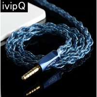 ivipQ-567 HIFI IEM Cable Litz Structure Balanced Audio Cable with IE900 MMCX 0.78-2PIN Dual 3.5mm for In-Ear Monitors JUZEAR x Z