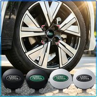 4Pcs 65MM Car Emblem Wheel Center Hub Cap Covers Auto Rim Cover For Land Rover Discovery 3 4 R4 LR2 Range Rover Evoque Sport