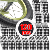 AliExpress Tire Patch Universal Puncture Repair Black Rubber Patches Self Stick for Bicycle Motorcycle Tubes Inflatable Boats 6/120 Pcs