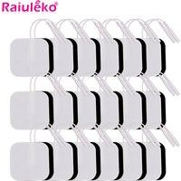 50/100 pièces Électrodes TENS EMS en gel de silicone pour stimulateur nerf-musculaire, accessoires pour électrodes TENS et coussinets d'acupuncture numérique