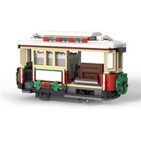 432PCS Motorized Tram Building Set with Color Sensor - Programmable DIY Model for Adult Builders building blocks