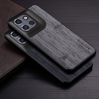 Case for Motorola Edge 50 Neo Fusion 50 Ultra Pro funda bamboo wood pattern Leather back cover Luxury coque for Edge 50 Neo case