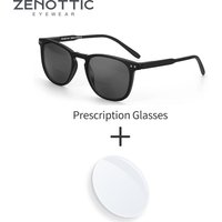 ZENOTTIC Klasyczne kwadratowe okulary przeciwsłoneczne na receptę Retro progresywne okulary przeciwsłoneczne dla mężczyzn Kobiety Odcienie ochronne UV400