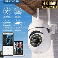 8MP Wireless Security Survillance PTZ Camera Wifi IP Outdoor 4X Zoom Cameras AI Human Tracking Two-way Audio HD Night Color Cam