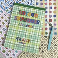 2600+ Pcs Vintage Magazine Letter Stickers, Small Alphabet Sticker for Scrapbooking Supplies Journaling Laptop Water Bottle DIY