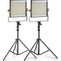NEEWER NL480 28W Bi-Color LED Panel Light 3200-5600K Video Light for Photography Live Streaming
