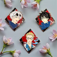Gojo-Satoru Manga Enamel Pin