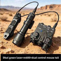 2026 NEW DBAL-A2 PEQ15 Tactical IR Laser Red Green Dot Indicator M600 White Flashlight Scout Lamp 20MM Rail Accessory