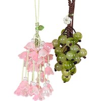 Grape Pendant Lily Of The Valley DIY Craft Kit Fresh And Cute Phone Charm Bag Charm Creative Keychain