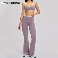 2 Pieces Gym Tracksuit Women Clothes Yoga Set Workout Outfits Fitness Sportswear High Waist Leggings Sports Bra Athletic Wear