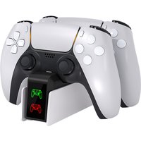 For PS5 Controller Charger DualSense Charging Station Dual Charging Dock Charger Stand for PlayStation5 Wireless Game Controller