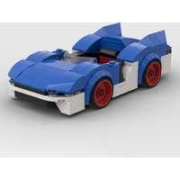 177pcs MOC Team Sonic Racing The Hedgehog S Car Model Building Festival Gift Blocks Construction Toys DIY Idea Creative