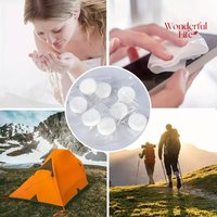 50/100 Pcs Portable Compressed Towel Disposable Face Cleaning Soft Compressed Hand Wipe Towel Non-Woven Makeup Wipes