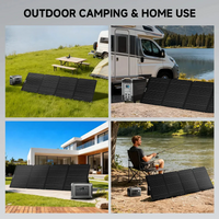 ALLPOWERS SOLAX SE200 Foldable portable Solar panel Monocrystalline solar cells 200W solar Charger for Camping Travel RV home