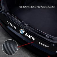 New Carbon Fiber Car Rear Trunk Bumper Guard Stickers For BMW Performance E39 E90 E36 E46 G22 F25 F20 F15 F40 F36 G30 G20 G05